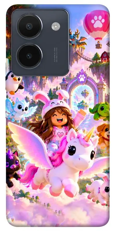 TPU чехол Demsky Happy chaos для Vivo Y36