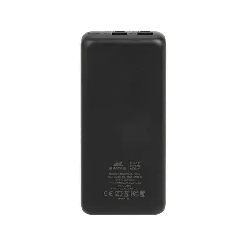 Універсальна мобільна батарея 20000 mAh, Rivapower VA1075, Black/Blue, 45 Вт RivaCase teh0027619 - фото 3