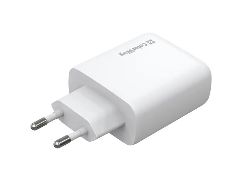 Мережевий зарядний пристрій ColorWay GaN Mini 50 W White (CW-CHS050PD-WT) - фото 2