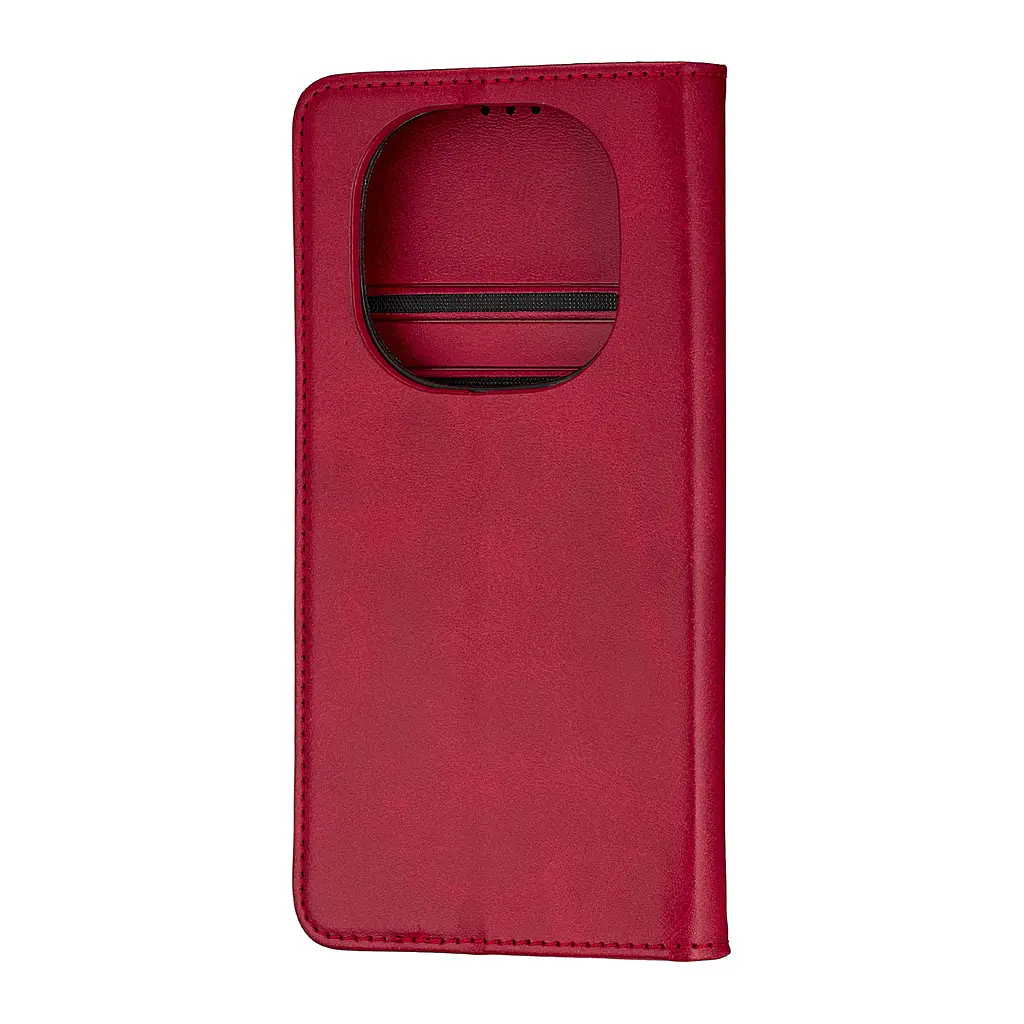 Чохол-книжка Premium Xiaomi Redmi Note 14 Pro 4G Dark Red - фото 3