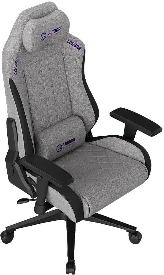 Ігрове крісло Lorgar CHA41 Premium Anti-Stain Fabric Grey (LRG-CHA41-GY) - фото 7