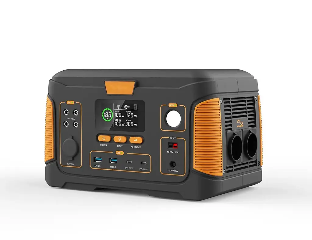 Портативна електоростанція WX1438,650 Вт (171 000 мАг), USB, Type-C, DC, 2 розетки, ліхтар - фото 2