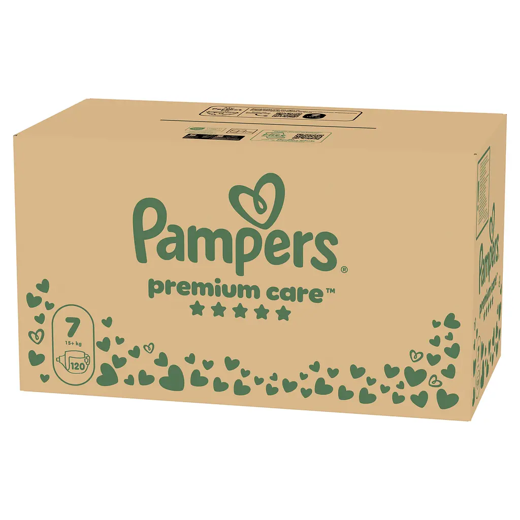 Підгузки Pampers Premium Care Розмір 7 (15+ кг) 120 шт. - фото 2