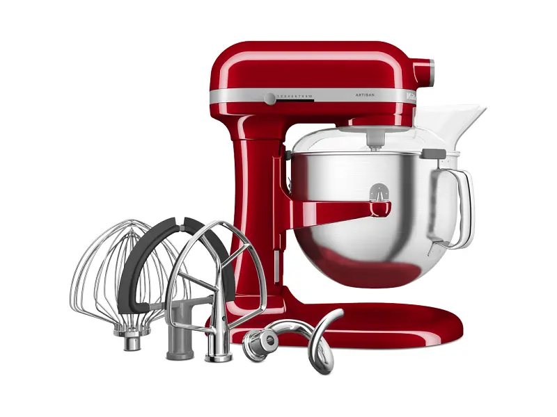 Кухонна машина KitchenAid Heavy Duty 5KSM70JPXEER з підйомною чашею 6.6 л червона - фото 2