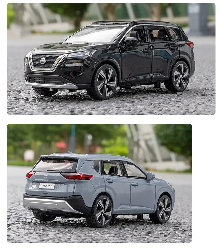 Колекційна металева модель кросовера АвтоЕксперт Nissan X-Trail з інерцією, світлом та звуком 1:32 - фото 6