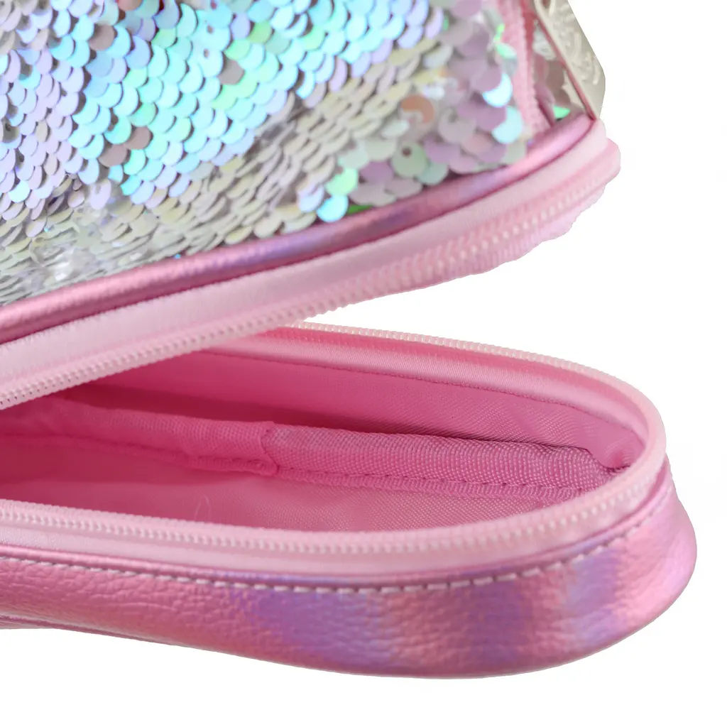 Пенал шкільний YES TP-24 ''Sneakers with sequins'' pink - фото 3