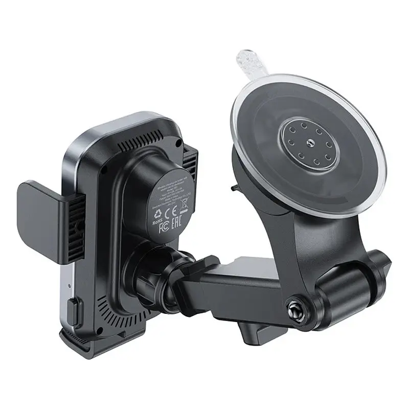 Автотримач з БЗП Acefast D53 with Electric Clamp for Dashboard Black - фото 4