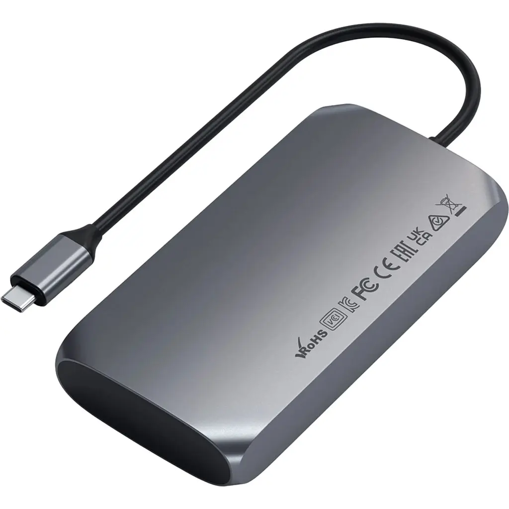 Адаптер Satechi Aluminum USB-C Multimedia Adapter M1 Space Gray (ST-UCM1HM) - фото 3