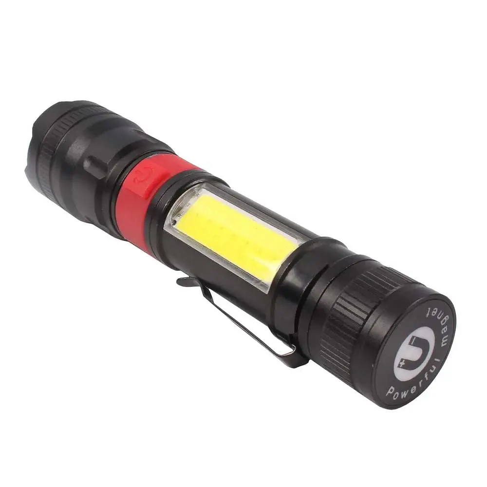Ліхтар PL-826 P70 COB White+Red, надійний ручний акумуляторний ліхтар з поворотною головою, магнітним затискачем, waterproof та зарядкою через microUSB, XPRO (47316-826_182) - фото 6