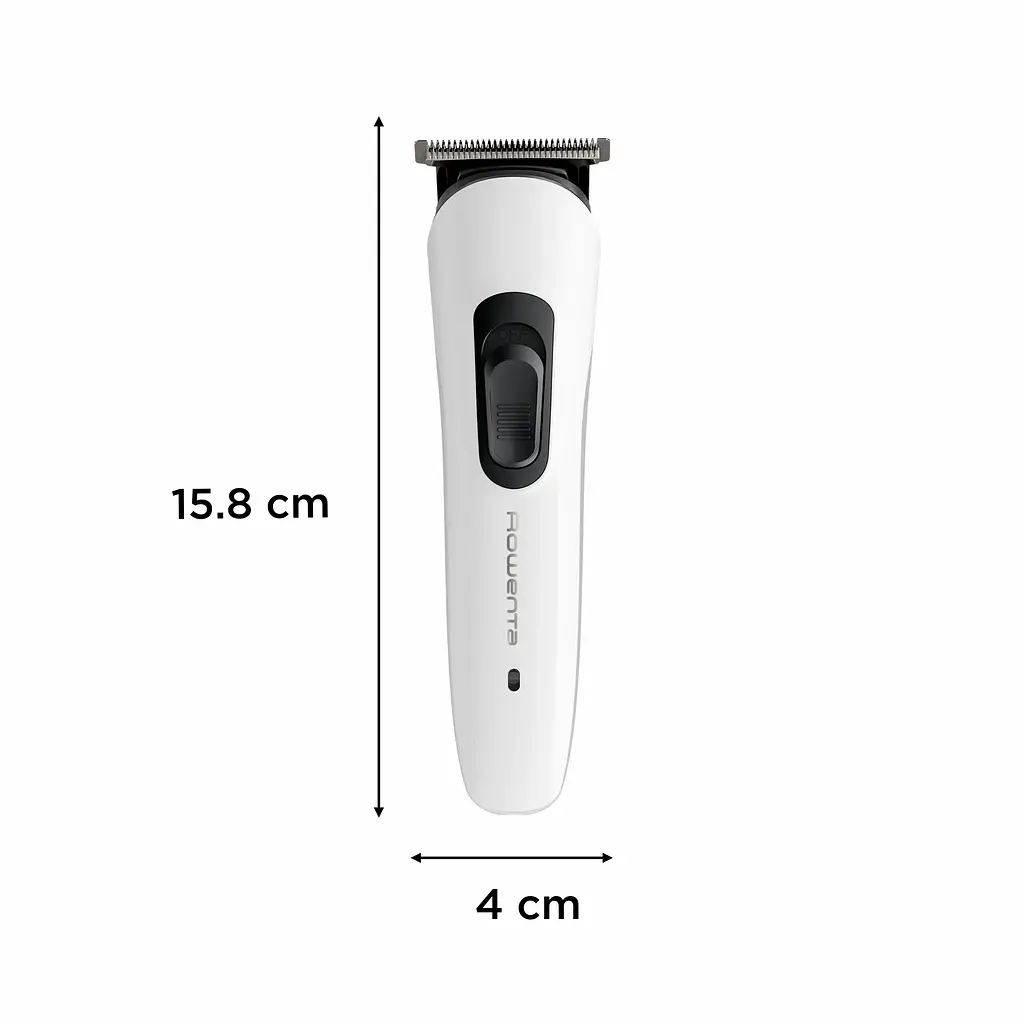 Триммер Rowenta Trim & Style, для бороды, носа, усов и головы, сеть+акум., насадок-7, сталь, белый - фото 4