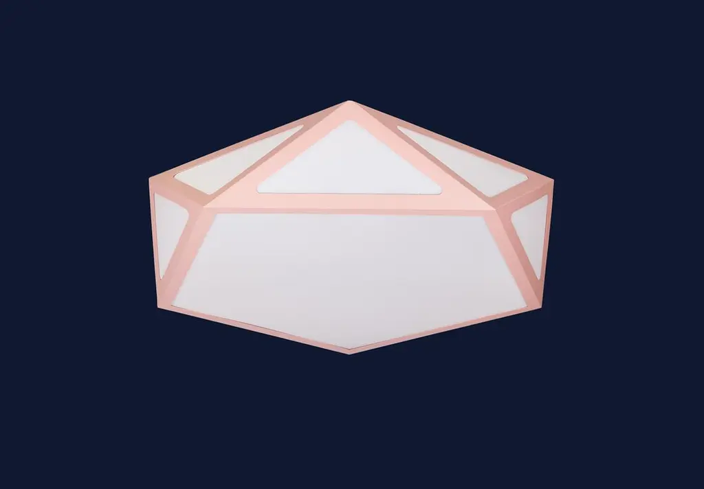 Світлодіодна рожева люстра для не високої стелі Levistella 752L66 PINK - фото 2