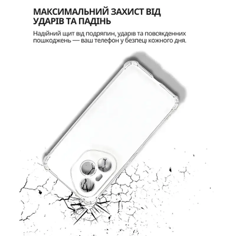 Чохол до мобільного телефона BeCover Anti-Shock Honor 400 Pro Clear (714712) - фото 3