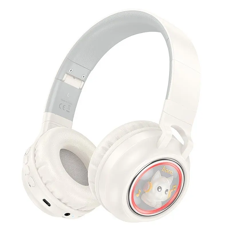 Наушники Hoco Cute fun BT headphones W50 BT5.3, AUX/TF, 12h - фото 2