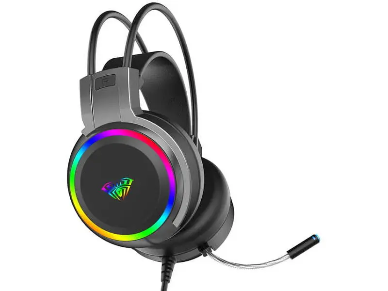 Навушники з мікрофоном Aula S608 Wired Gaming Headset Black (6948391235509) - фото 3