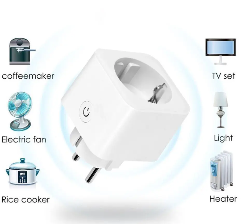 Розумна Wi-Fi розетка smart YOSO YTW00WE 16А White Smart Life, Tuya Smart - фото 2