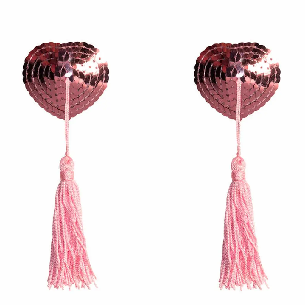Украшения для сосков Lola games Pasties Burlesque Gipsy 2 шт. розовый - фото 2