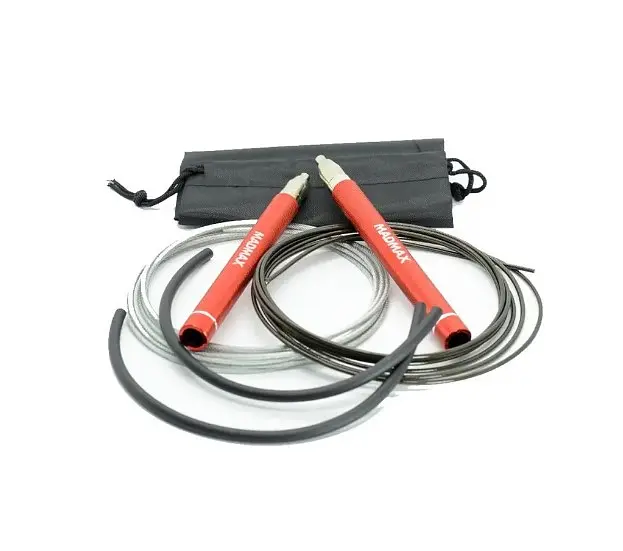 Скакалка швидкісна на підшипниках алюмінієва MadMax MFA-286 Speed jump rope Red 3 м (MFA-286-RED-U) - фото 5