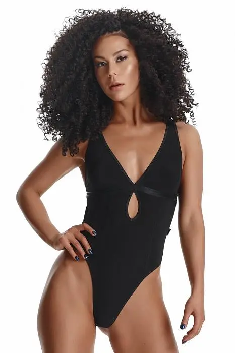 Боді Demoniq LadyX Gracia XL чорний - фото 4