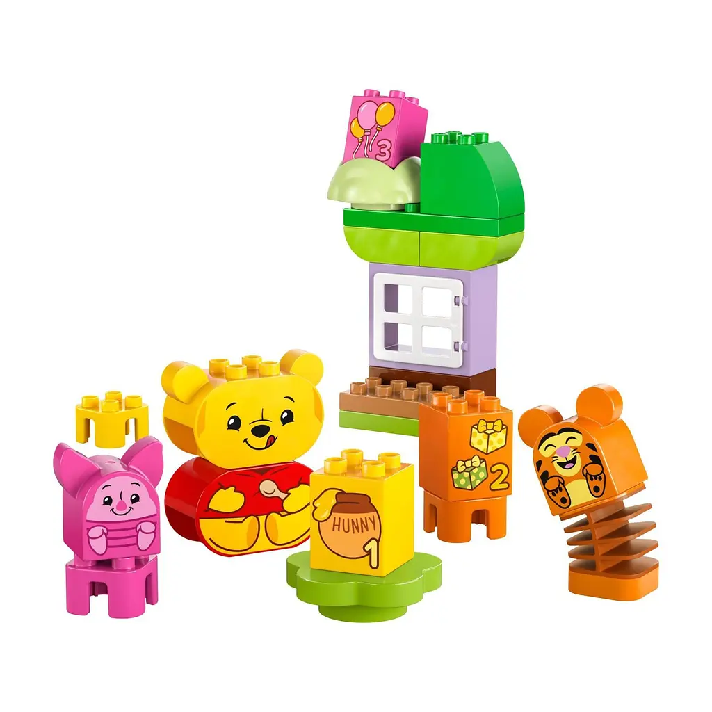 Конструктор LEGO DUPLO Disney День рождения Винни Пуха 22 детали (10457) - фото 3