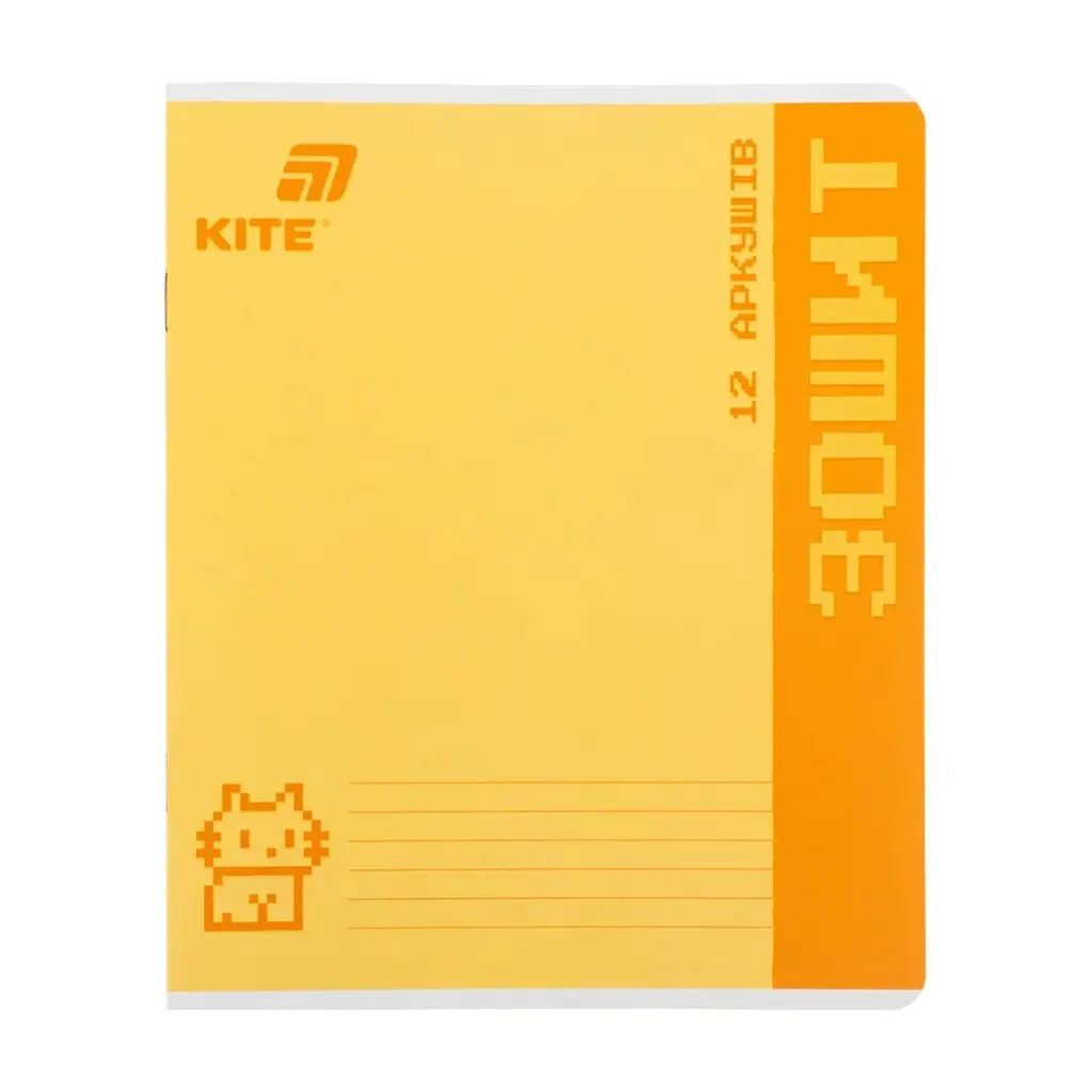 Зошит Kite One Color, 12 аркушів, клітинка (K26-232), в асортименті - фото 2