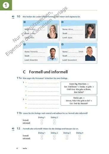 Pluspunkt Deutsch - Leben in Österreich A1. Arbwnloaeitsbuch mit Audio-mp-3 Dod und Lösungen - фото 5