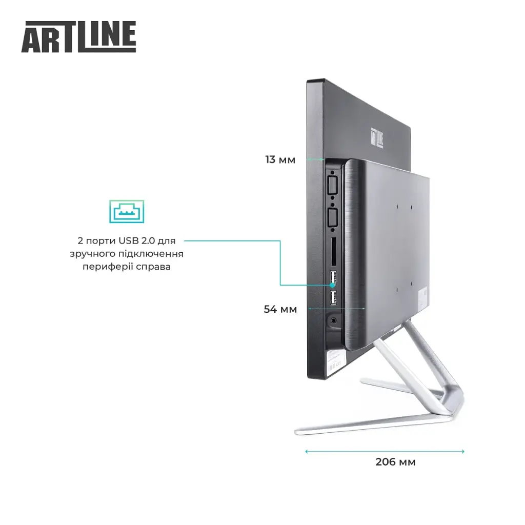 Моноблок Artline Business F27 Windows 11 Pro (F27v16Win) - фото 4