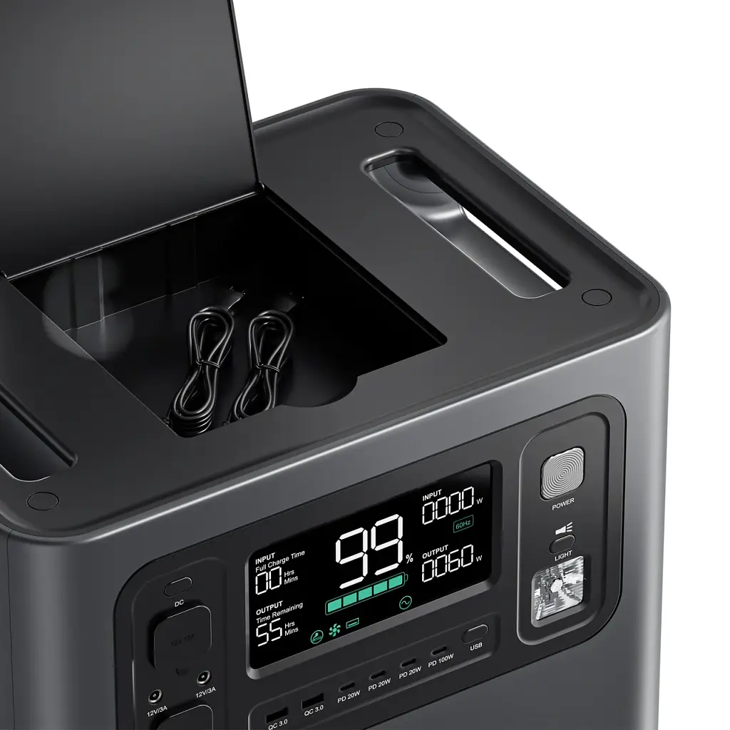 Зарядная станция Aferiy AF-P210, 2400 Вт, 2048 Вт/час (электростанция для дома, UPS, ИБП) EU - фото 3