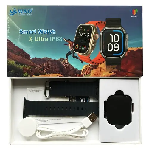 Смарт-годинники Smart Watch W&O X Ultra IP68 Чорний - фото 2