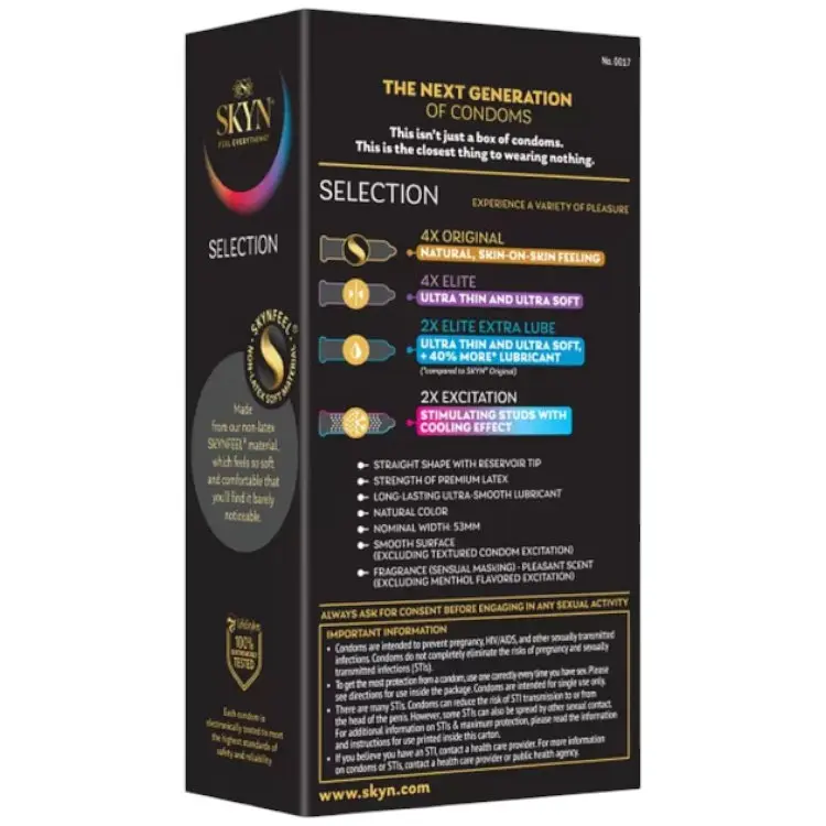 Презервативы Skyn ​​Selection 12 шт. (ROZ6501053529) - фото 2