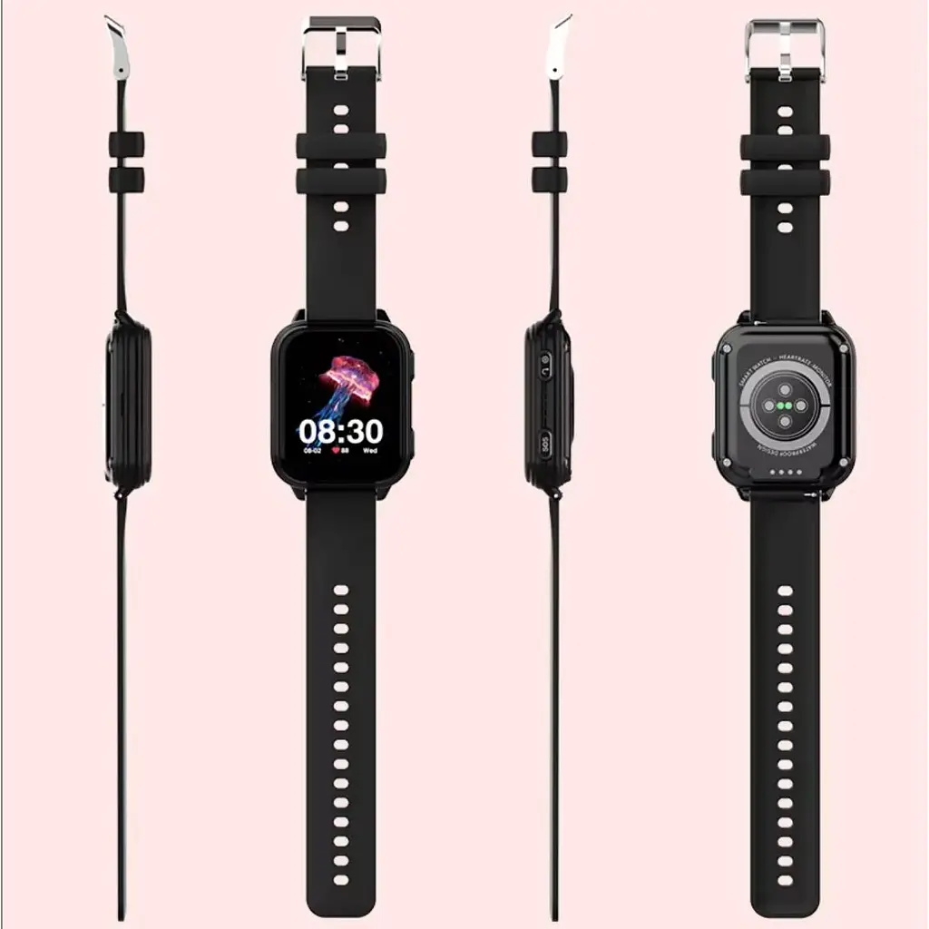 Розумний годинник з відеодзвінком Wonlex KT33 AMOLED 8GB Black (SBWKT33B) - фото 5