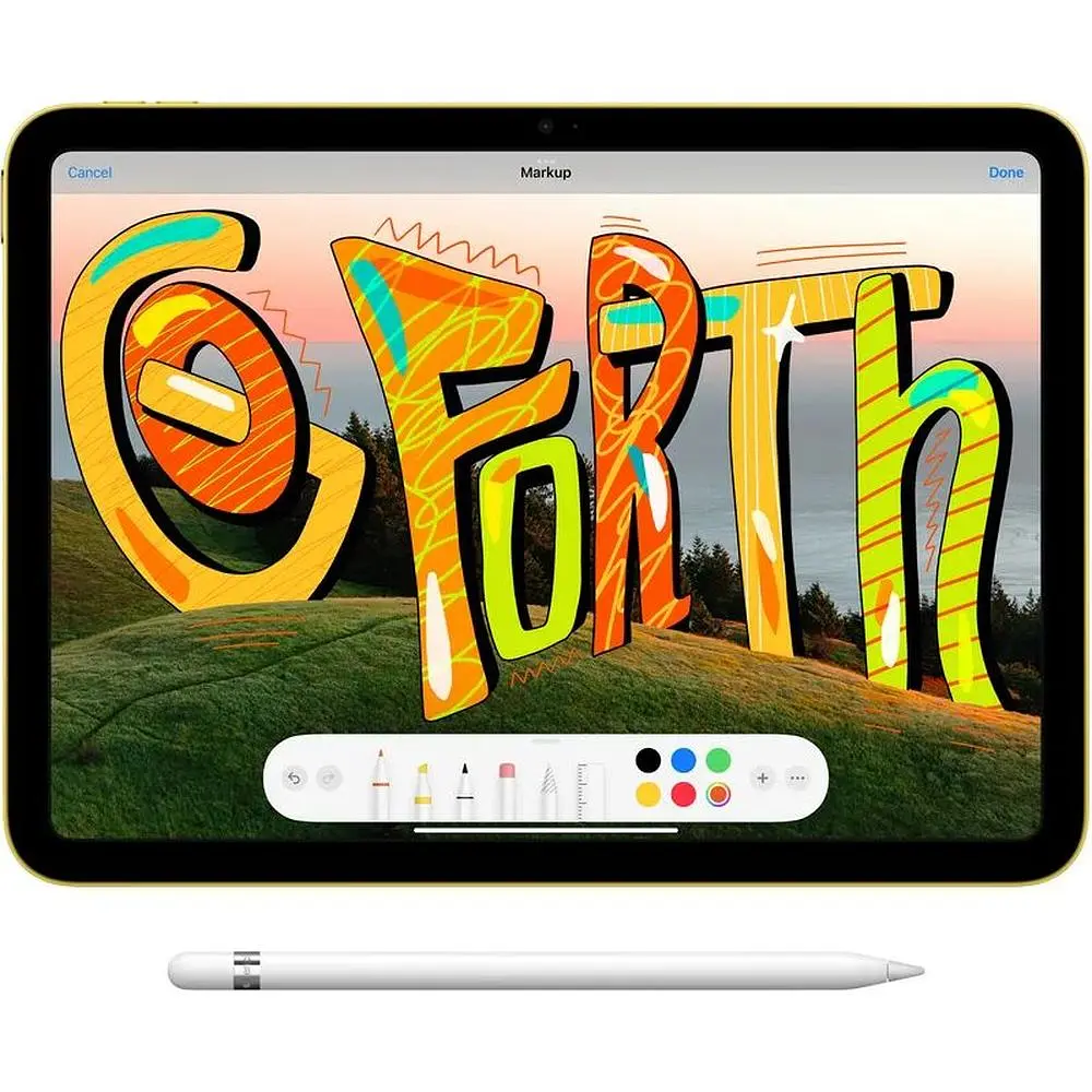 Планшет Apple iPad 10.9 2022 Wi-Fi + Cellular 64GB Yellow [MQ6L3] [74811] - фото 4