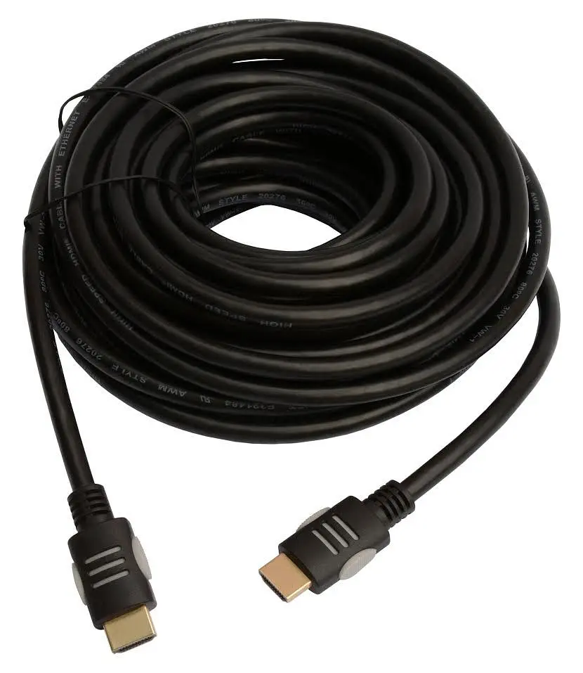 Кабель Tecro HDMI - HDMI V 1.4 (M/M), 15 м, Black (HD 15-00) - фото 4