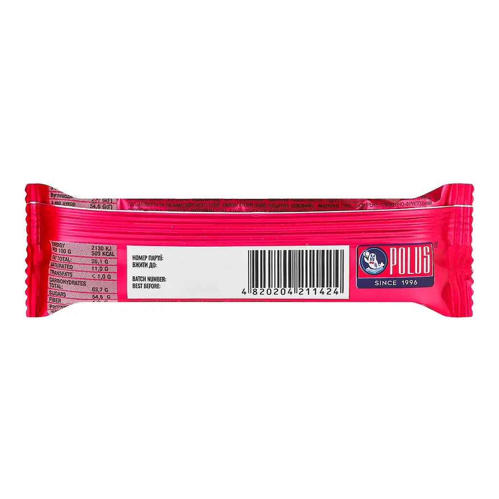Батончик вафельний Mix Toffee & Caramel Polus м/у 30 г - фото 2