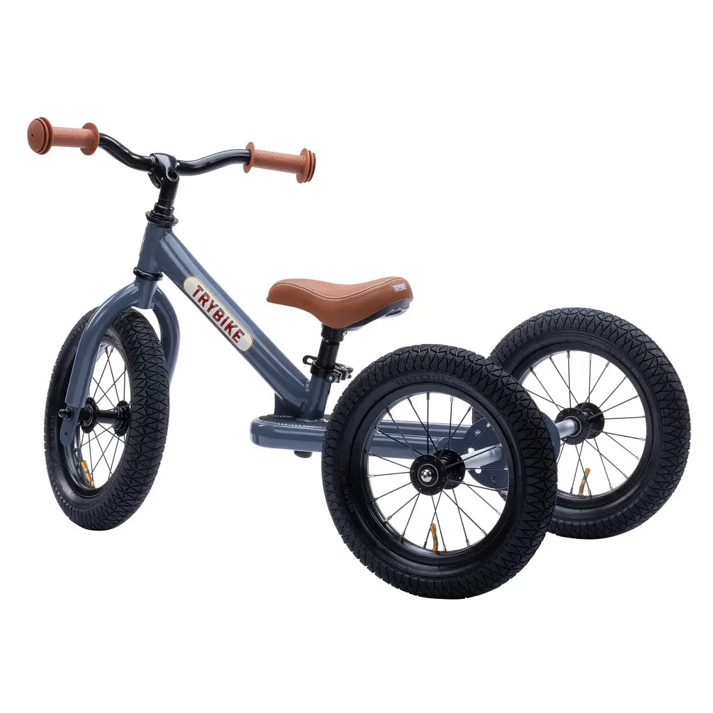 Беговел Trybike трехколесный балансирующий серый (TBS-2-GRY+TBS-99-TK) - фото 2