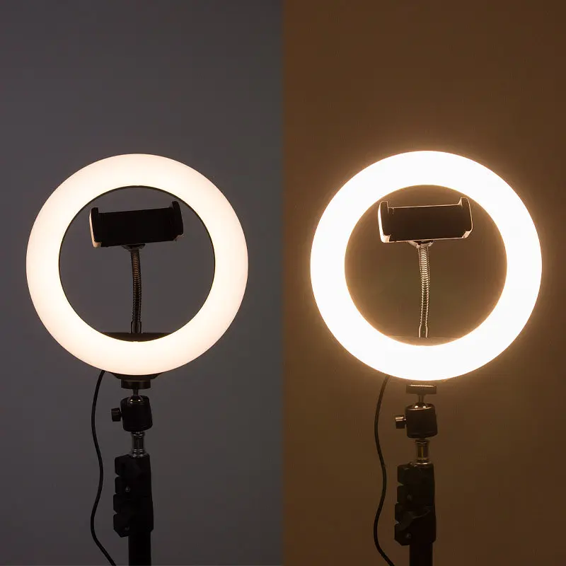 Кільцева світлодіодна LED лампа Arc Ring 8 + tripod 2.1m Black - фото 7