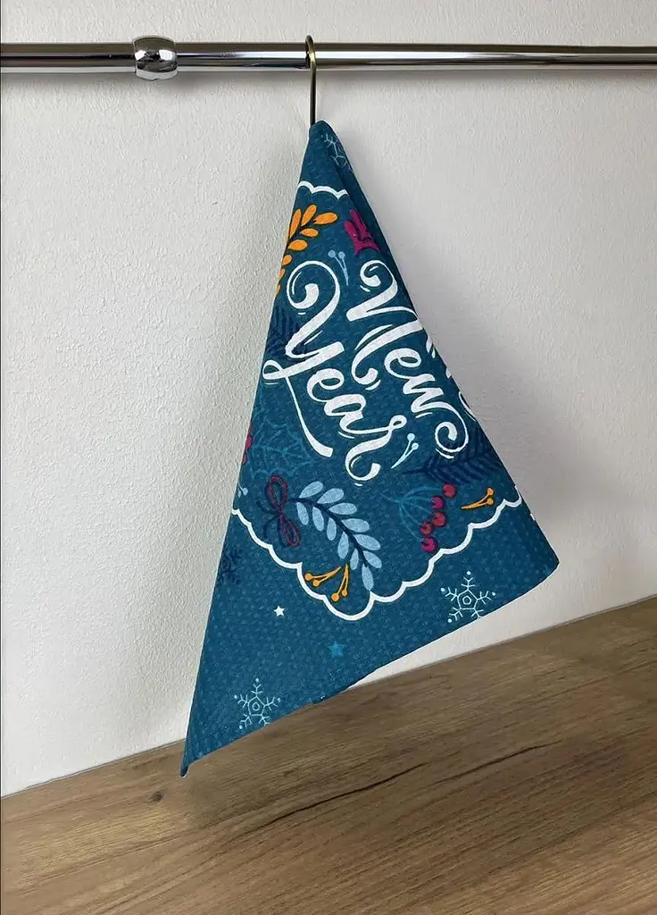 Рушник вафельний Прованс Happy 60х33 см (32065) - фото 3