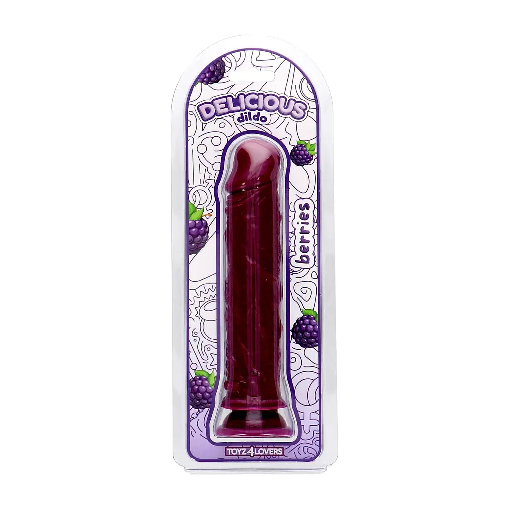 Фаллоимитатор Toyz4lovers Delicious With The Scent Blackberries 20 см (фиолетовый) - фото 9