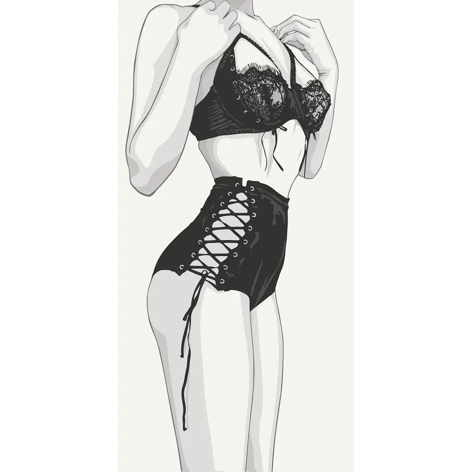 Картина за номерами Відвертий лук. 18+ 40x80 см Art Craft 10109-AC