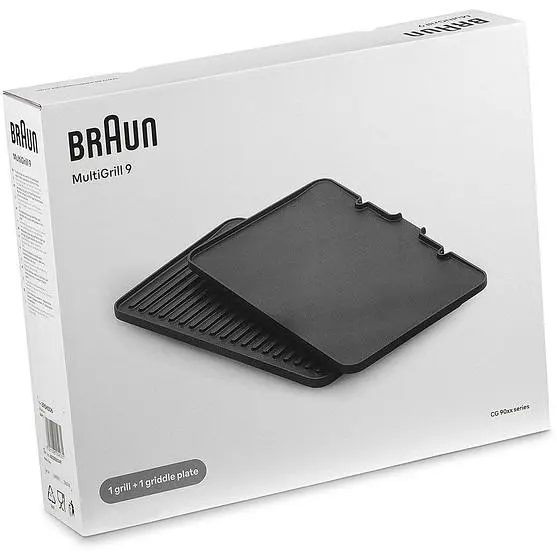 Комплект пластин для гриля Braun BRSK006 (AS00006347) - фото 2