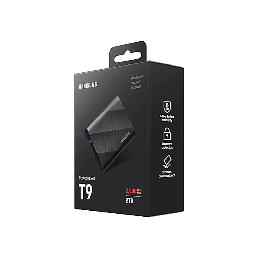 Накопичувач SSD USB 3.2 2TB T9 Samsung (MU-PG2T0B/EU) - фото 11