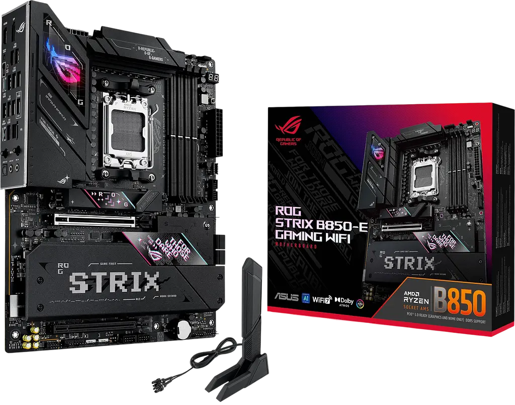 Материнcька плата Asus B850-E ROG Strix Gamig Wi-Fi Socket AM5 (ROG STRIX B850-E GAMING WIFI) - фото 5