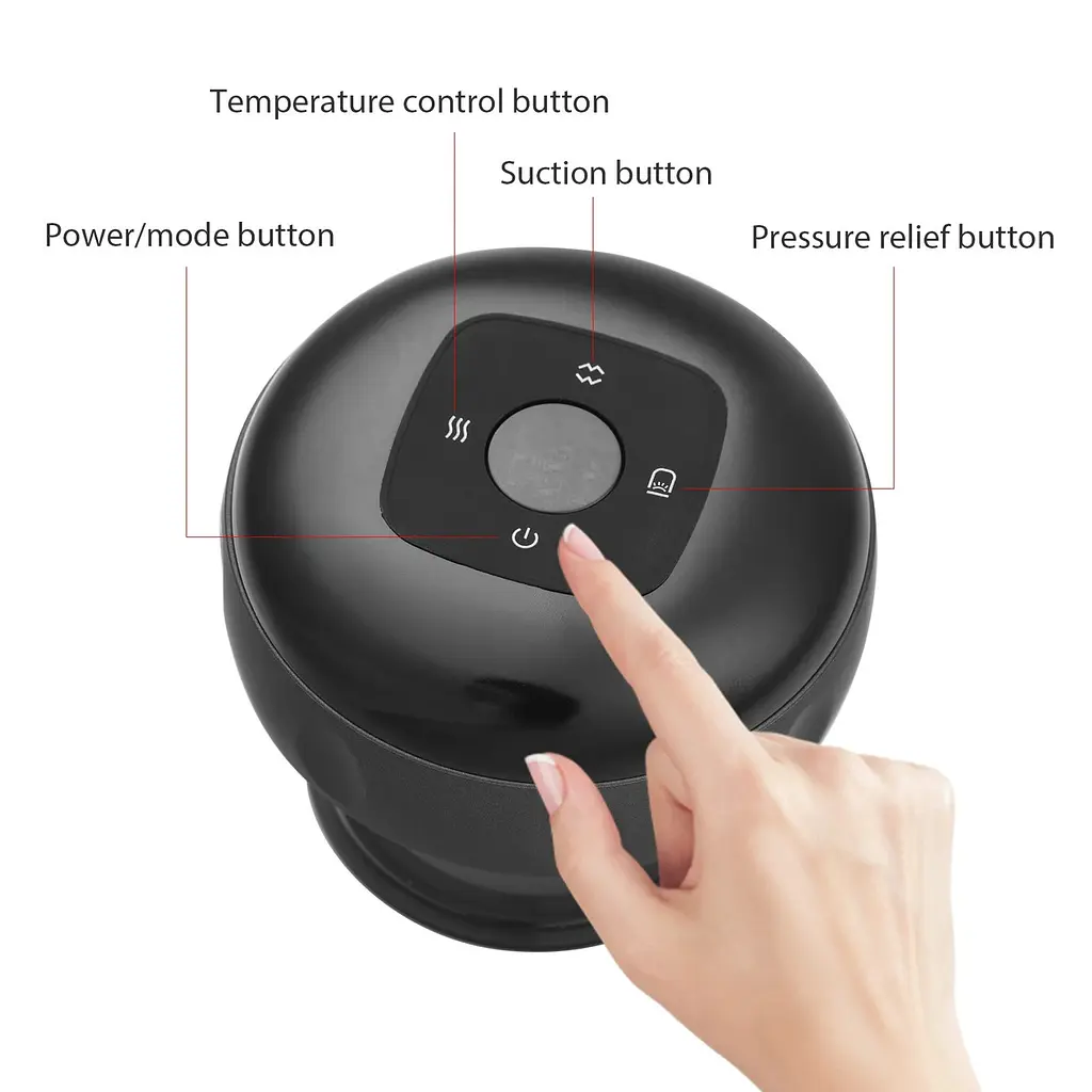 Вакуумный массажер антицеллюлитный баночный лимфодренажный массажер Vacuum Massager NG-122 - фото 7