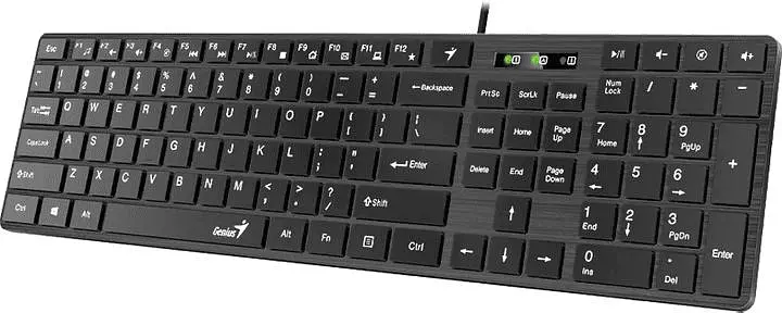 Клавіатура Genius SlimStar 126 USB Black (31310017407) - фото 2