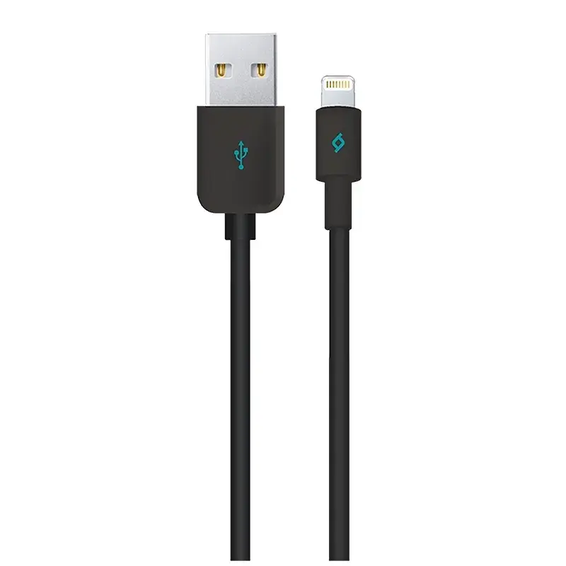 Кабель Ttec USB - Lightning (M/M), 1.2 м, Black (2DKM01S)