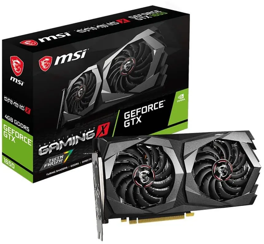 Відеокарта MSI GTX 1650 4Gb Gaming X (GeForce GTX 1650 GAMING X 4G) (GeForce GTX 1650 GAMING X) (GDDR6, 128 bit, PCI-E v3.0) Б/в - фото 5