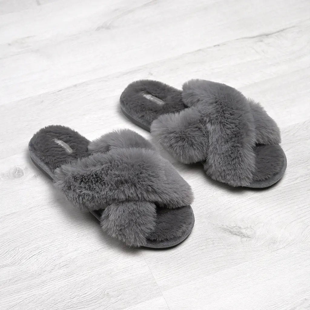 Кімнатні капці MBM My Home Rada розмір 40-41 антрацит (SL-02 40-41 ANTHRACITE) - фото 3
