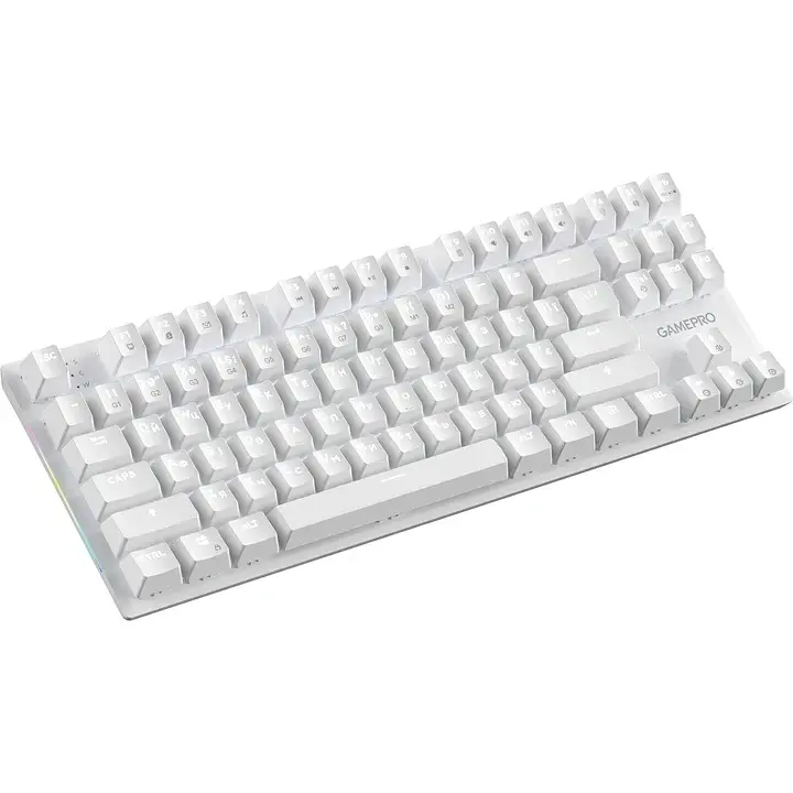 Клавіатура USB GamePro Genesis Joker MK124W Outemu Red Switch UA White (MK124W) UA - фото 4