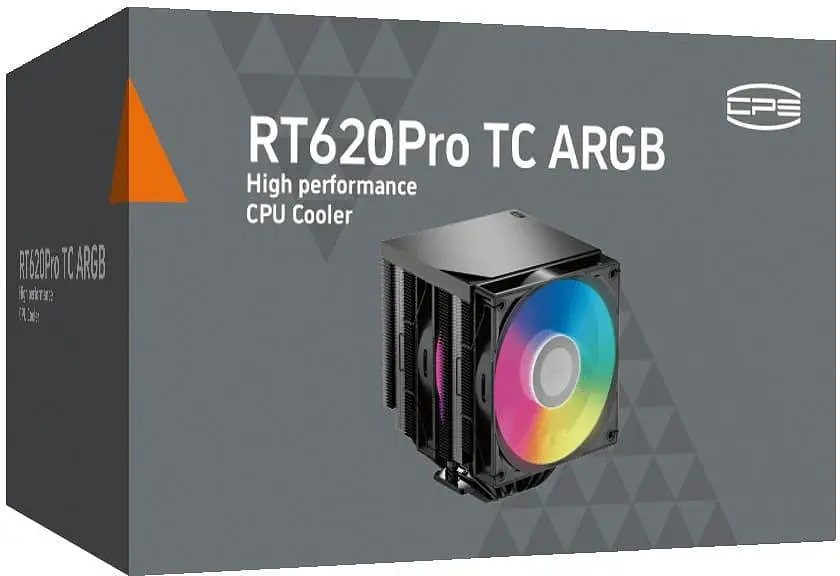 Кулер для процесора PcCooler RT620Pro TC ARGB Black (RT620Pro TC ARGB BK) - фото 6