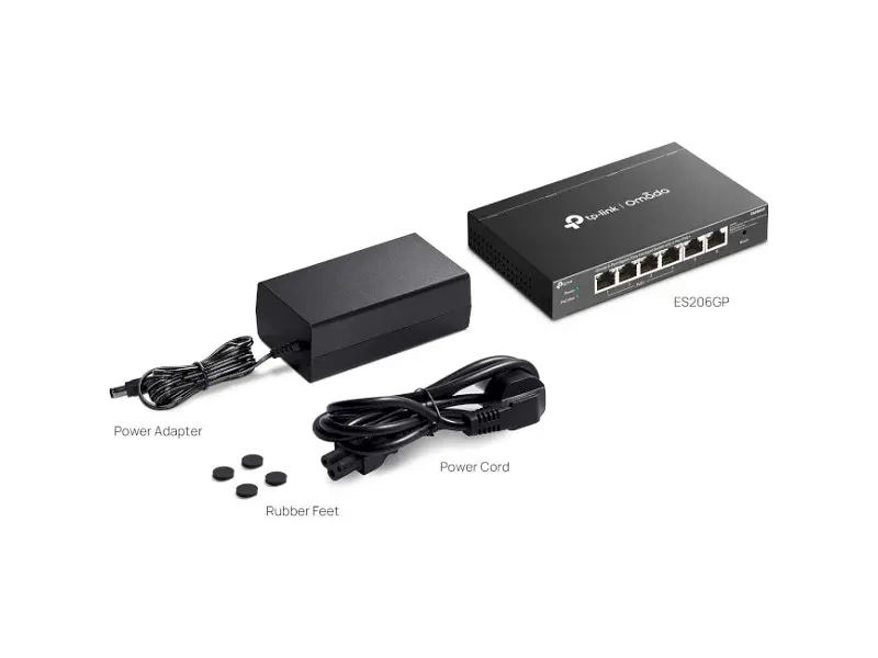 Комутатор TP-LINK Omada ES206GP - фото 5