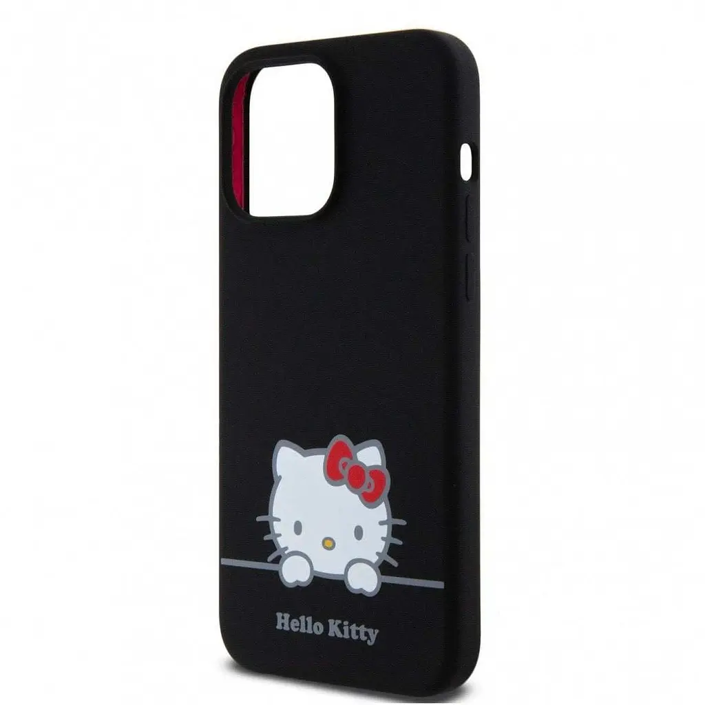 Чохол Hello Kitty Liquid SilicOne Daydreaming Logo для iPhOne 15 Pro Max Black (57983116915) - фото 5